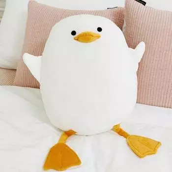 Подушка для сна Enplus Cute Mochimochi Duck Cushion, белая