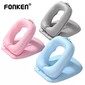 Подушка для сна Fonken, регулируемая хлопковая складная подушка с эффектом памяти, складная подушка для офисного сна, офисные работники, студенческая подушка для обеденного перерыва, лежачая подушка синий