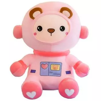 Подушка для сна Haesol Supreme Bear Character Large Body Pillow Mochi Sleep Attachment Doll, розовая, корейские детские товары