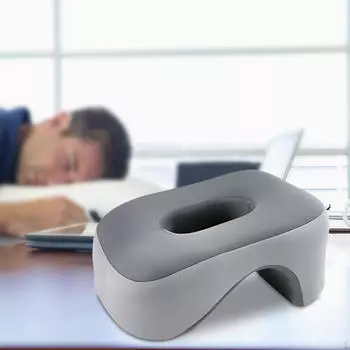 Подушка для сна и отдыха в офисе лицом вниз для удобного и легкого мягкого стола Light and Dark Gray