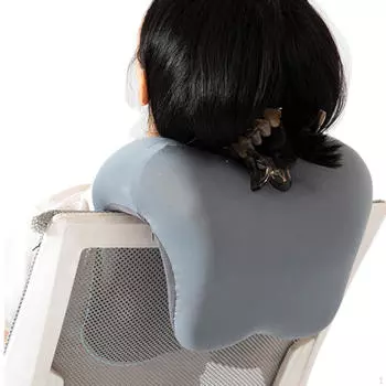 Подушка для сна и сна на рабочем столе, подушка для шеи, офисное кресло, пена с эффектом памяти для взрослых серый