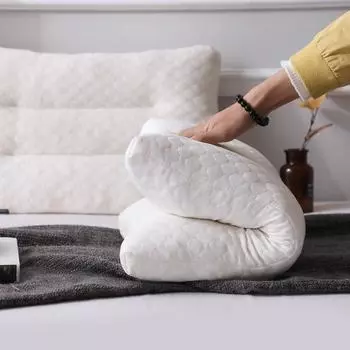 Подушка для сна из латекса Nature Latex Pellet Подушка для массажа шеи Постельное белье Товары для дома Защита шеи 30*50cm-1PC