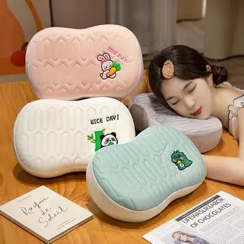 Подушка для сна из латекса с эффектом памяти, подушка для спальни, офисная подушка для сна для взрослых, портативная маленькая подушка, подушка для дома 30X20cm