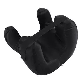 Подушка для сна лицом вниз из пены с эффектом памяти, мягкая, удобная подушка для лица для путешествий дома и в дороге, черная чёрный