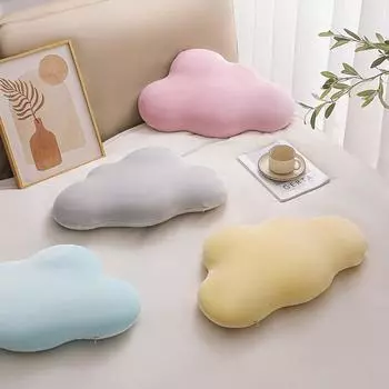 Подушка для сна Милая Подушка с эффектом памяти в виде облака Плюшевая игрушка знаменитости из Интернета Подушка для сна Подарок на день рождения Милая 54x34cm жёлтый