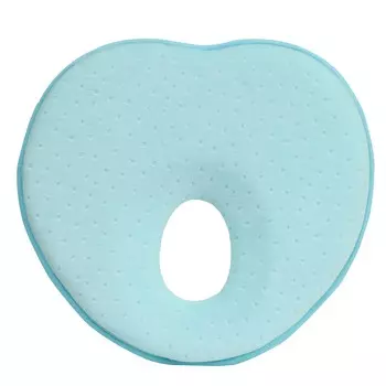 Подушка для сна младенцев из полиуретановой пены с медленным отскоком, формирующая форму головы младенца, для детей от 0 лет?1 год