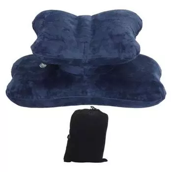 Подушка для сна на офисном столе, облегчение боли в шее, поддержка талии, подушка для сна, подушки для сна на спине, синяя