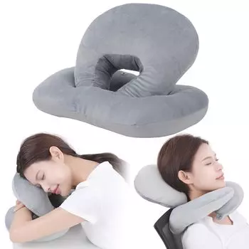 подушка для сна Nap desk для сна на вашем офисном столе подушка для сна для сна на вашей шее для сна хороший сон и хороший легкий подъем шеи можно использовать в серый