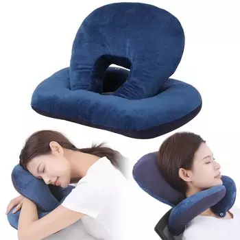 подушка для сна Nap desk для сна на вашем офисном столе подушка для сна для сна на вашей шее для сна хороший сон и легкий подъем шеи можно использовать в 4 синий