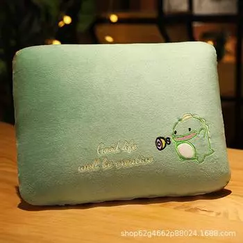 Подушка для сна Подушка для сна для мальчиков Маленькая подушка для обеда Портативная подушка для сна для девочек Офисная подушка Подушка 32 * 22cm