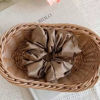 Подушка для сна, повязка на голову, эластичная резинка для волос, аксессуары для волос для девочек, мягкие, однотонные, с атласным наполнителем, хлопковые большие ленты розы красного