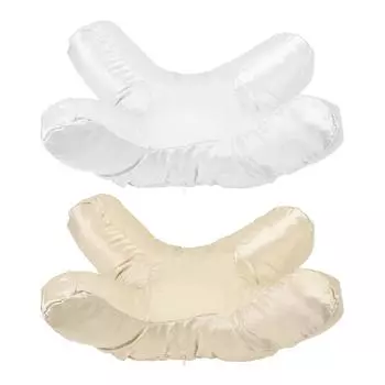 Подушка для сна с антивозрастным эффектом, с хлопковым наполнителем, ультрамягкая, амортизирующая, съемная, красивейшая подушка для сна f White