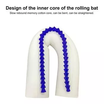 Подушка для сна с гладкой молнией, супермягкая дышащая гуманизированная подушка для облегчения боли в шее, цилиндр из пены с эффектом памяти серый