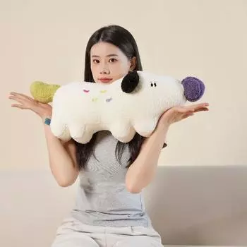 Подушка для сна Щенок Мягкая игрушка Кукла Папа Собака Тряпичная кукла Кукла 70cm белый