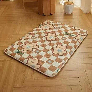 Подушка для собак на весну и лето, универсальная большая подушка для собачьей конуры, подушка для собак на четыре сезона, подушка для домашних животных, кровать для сна с ледяной подушкой для собак 55 * 70CM