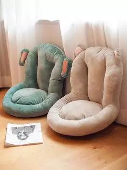 Подушка для спинки сиденья с рисунком, подушка для дивана, удобная подушка для офиса и спальни, украшение для дома, розовый, серый, простой стиль 45x45x40cm