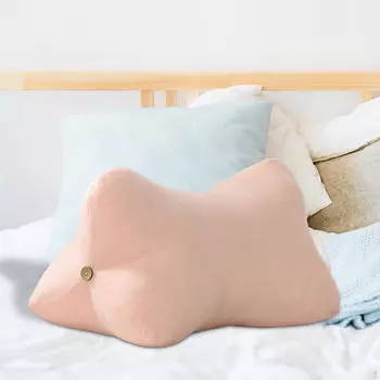 Подушка для спинки со съемным чехлом, поддержка подъема ног для гостиной бежевый