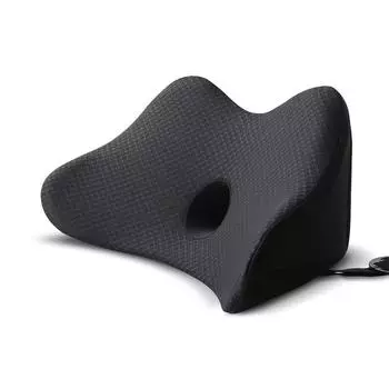 Подушка для спины автомобиля из пеноматериала с эффектом памяти, ортопедический массажный коврик для сиденья, подушка для офисного сна, подушка для спины автомобиля синий