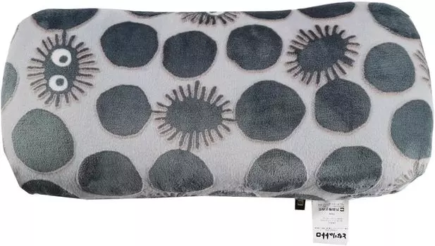 Подушка для спины Marushin Ghibli Makkurokurosuke, подушка для талии, поясничная опора, пена с эффектом памяти, жевательная, бугристая, Kurosuke, подарок на день рождения 1145020700