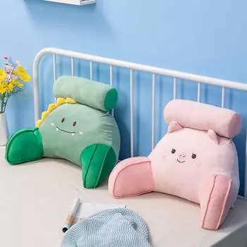 Подушка для спины Parker Animal Dinosaur Подушка для поясницы Подушка для ленивых в общежитии Офисная подушка для автомобиля Съемная подушка для сидения с изображением обезьяны для стирки 60cm