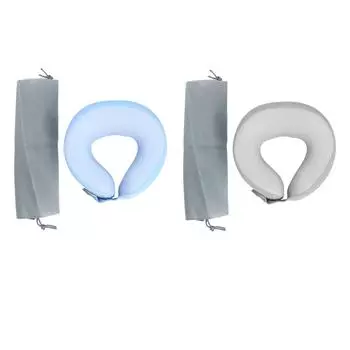 Подушка для стола лицом вниз с эффектом памяти снимает усталость эргономичный дизайн мягкая U-образная подушка для сна Grey