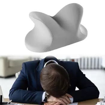 Подушка для стола, подушка для шеи, портативная удобная для сна и объятий серый