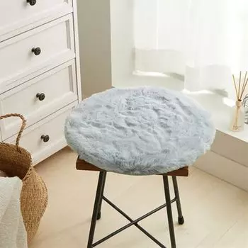 Подушка для стула BELLUNA из пушистого кролика с эффектом памяти, наполненная полиуретаном, толщина сиденья стула около 38 см, мягкая на нижней части, мягкая на подушке стула