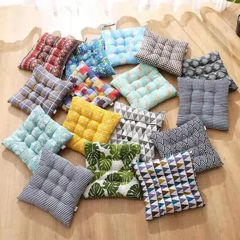 Подушка для стула Four Seasons Breathable Soft Cushion из хлопка и льна 45X45 (thickened cotton and linen square)