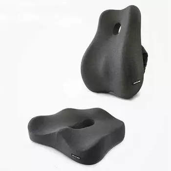 Подушка для стула из пеноматериала с эффектом памяти, поддержка сиденья автомобиля, подушка для ягодиц, обезболивающая ортопедическая подушка, массажная подушка для поясницы, подушки для бедер и талии