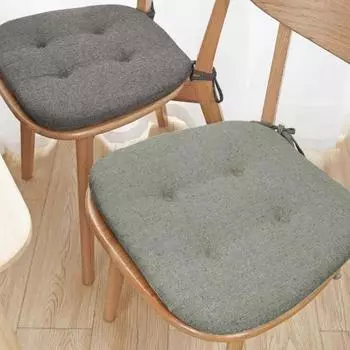 Подушка для стула с нескользящим фиксирующим ремнем, утолщенная губчатая набивка, мягкий эластичный стул в форме лошадиного копыта красный