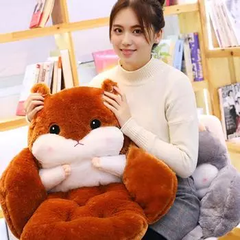 Подушка для стула с рисунком из мультфильма, офисная подушка для одного студента, утолщенная подушка для сиденья табурета, дышащая детская подушка для ягодиц