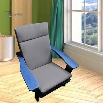 Подушка для стула с высокой спинкой из пеноматериала с эффектом памяти, сиденье и спинка для кресла-качалки, водонепроницаемые, устойчивые к ультрафиолетовому излучению, подушки для сидений на патио, подушки для мебели вино красного