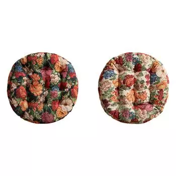 Подушка для стула, высокая пушистость, мягкая, многоцелевая, моющаяся, круглая, легкая, круглая, подушка для гостиной на открытом воздухе жёлтый