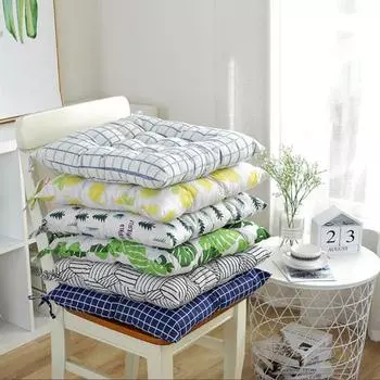 Подушка для стула, высокопрочная, защитная, моющаяся, креативная, для офиса, общежития, кабинета, более толстое сиденье для двора 40x40cm