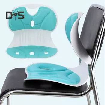 Подушка для талии, эргономичная поддержка спины и поясницы для коррекции осанки и облегчения болей в спине, подушка для спины офисного кресла, для работы, игр, студентов, водителей красный