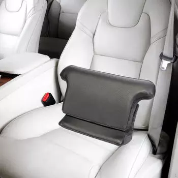 Подушка для талии, коврик для поддержки спины, поясничная подушка для автомобилей, самолетов, офиса, Рождества, Дня матери чёрный