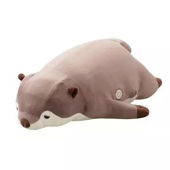 Подушка для тела Ribuhaato из полиэстера Good Night Goosepie Nemunemu Animals Otter Curly Length Good Sleep Sleep Support (Всего приблизительно. 55см) 91010-33