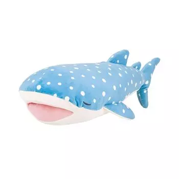 Подушка для тела Ribuhaato Premium Nemunemu Animals Kamukamusu the Shark Размер L Длина Пушистая Жевательная Jinbee-san (Всего приблизительно. 63см) 68840-62