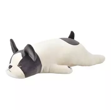 Подушка для тела Ribuhaato Premium Nemunemu Animals French Bulldog Bubble M Size Length Fluffy Chewy Stuffed Animal Poison (Всего приблизительно. 53см)