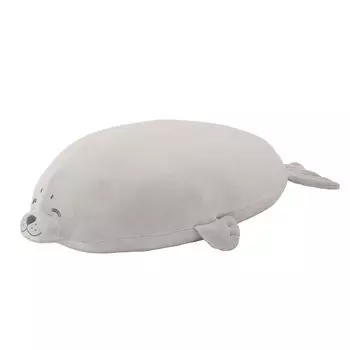 Подушка для тела Ribuhaato Premium Nemunemu Animals Seal Goo Размер M Длина Пушистая жевательная мягкая подушка для животных в подарок (Всего приблизительно. 50см) 28976-71