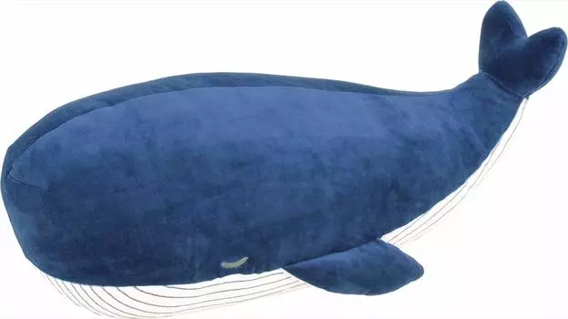 Подушка для тела Ribuhaato Premium Nemunemu Animals Whale Kanaroa L Size Length Fluffy Chewy Stuffed Toy Daimakura Present (Всего приблизительно. 61см) 48768-63