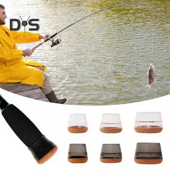 Подушка для удочки, держатель для удочки, защитная крышка, универсальная подушка для сиденья удочки, аксессуары для рыбалки на открытом воздухе S серый