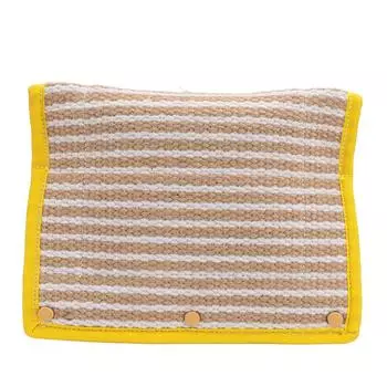 Подушка для укуса собаки, портативная, для дрессировки щенков, интерактивная, игровая, джутовая, с 3-мя зубами