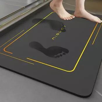 Подушка для унитаза, коврик для пола, впитывающий коврик для ног, нескользящий, быстросохнущий коврик для двери унитаза, коврик для двери ванной комнаты, который можно изготовить по индивидуальному заказу 40*60cm