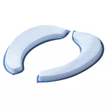 Подушка для унитаза Marshmallow Cool Thick Blue Hawaii Blue Fluffy Toilet Seat Dezodoring Легко моется Легко сохнет Энергосберегающая Адсорбция Трудно