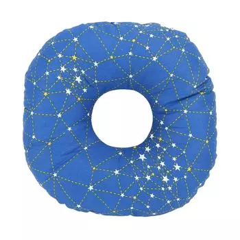 Подушка для ушей для спящих на боку в форме пончика, уменьшающая трение ушей, мягкая хлопковая дышащая защитная подушка для ушей