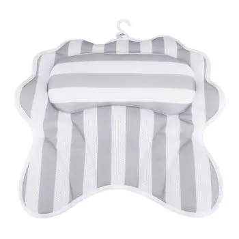 Подушка для ванны 6 присосок крючок для подвешивания противоскользящая полосатая спа-подушка для замачивания прямая B