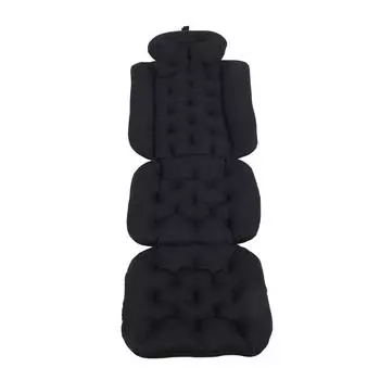 Подушка для ванны для всего тела для взрослых, предотвращает скольжение, съемная, моющаяся, прочная чёрный