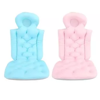 Подушка для ванны для всего тела, подушка для ванны для взрослых, подушка для ванны, подголовник, поддержка шеи Light Blue