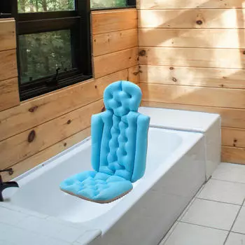 Подушка для ванны, поддержка спины, коврик для купания, дышащая подушка для подголовника для СПА розовый